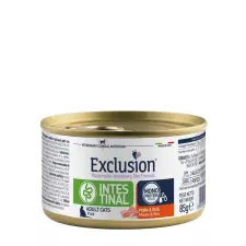 Exclusion Cat Intestinal Pork&amp;rice konzerv 85g macskaeledel