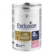 Exclusion Urinary konzerv Pork & Sorghum and Rice 400g kutyaeledel