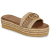 Exé Shoes Papucsok 549-HYDRA-RAFFIA-TAN Barna 36