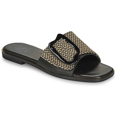 Exé Shoes Papucsok 556-ORO-RAFFIA-BLACK Fekete 41