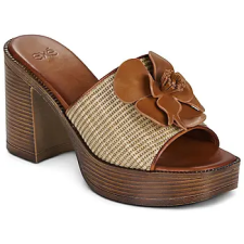 Exé Shoes Papucsok 595 CECILIA-RAFFIA-BEIGE-TAN Barna 36 női papucs