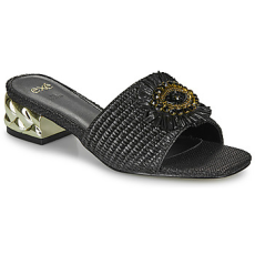 Exé Shoes Papucsok KATY-424-RAFFIA-BLACK Fekete 41