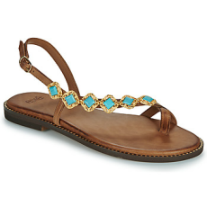 Exé Shoes Szandálok / Saruk 530-MILOS-LEATHER-BROWN-TURQUOISE Barna 36