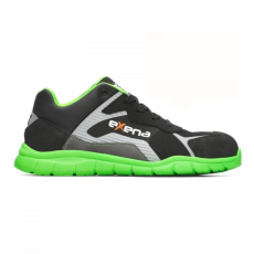 Exena Cipő XR31 Avenue S3 SRC alumínium orrvédő PU csúszásmentes black/green 38