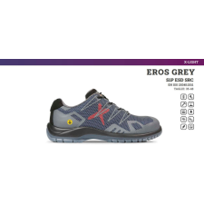 Exena Védőcipő (47) - Eros Grey S1P SRC munkavédelmi cipő