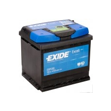 EXIDE 50Ah EXIDE Excell EB500 autó akkumulátor jobb+ autó akkumulátor