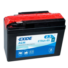 EXIDE YTR4A-BS 12V 3Ah 30A AGM bal+ motorkerékpár akkumulátor - 503903 egyéb motorkerékpár alkatrész