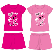 Exity kft Barbie pamut nyári együttes - póló-rövidnadrág szett - pink - 116