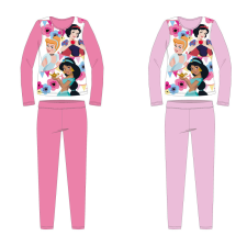 Exity kft Disney Hercegnők jersey pamut pizsama - világosrózsaszín - 104 gyerek hálóing, pizsama
