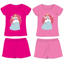 Exity kft Disney Hercegnők pamut nyári együttes - póló-rövidnadrág szett - pink - 116 gyerek ruha szett