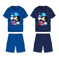 Exity kft Disney Mickey egér pamut nyári együttes - póló-rövidnadrág szett - sötétkék - 104