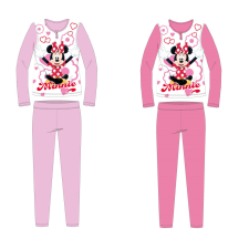 Exity kft Disney Minnie egér jersey pamut pizsama - világosrózsaszín - 128 gyerek hálóing, pizsama