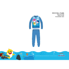 ExityKft. Baby Shark gyerek pizsama kisfiúknak - jersey pamut pizsama - világoskék - 104 gyerek hálóing, pizsama