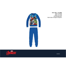 ExityKft. Bosszúállók gyerek pizsama - jersey pamut pizsama - középkék - 128 gyerek hálóing, pizsama