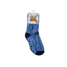 ExityKft. Csúszásgátlós gyerek bokazokni - Toy Story - teliplüss - farmerkék - 23-26