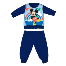 ExityKft. Disney Mickey egér baba polár pizsama - téli vastag pizsama - sötétkék - 98