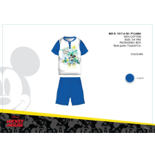 ExityKft. Disney Mickey egér nyári rövid ujjú gyerek pizsama - pamut pizsama - középkék - 110 gyerek hálóing, pizsama