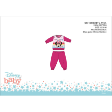 ExityKft. Disney Minnie egér baba pizsama - jersey pamut pizsama - pink - 92 gyerek hálóing, pizsama