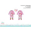 ExityKft. Disney Minnie egér baba rugdalózó előkével - világosrózsaszín-lila - 0-1 hónapos babának