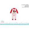 ExityKft. Disney Minnie egér baba rugdalózó - fehér-piros - 0-1 hónapos babának