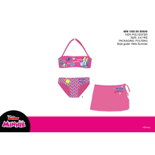 ExityKft. Disney Minnie egér fürdőruha szett kislányoknak - bikini+szoknya - sötétrózsaszín - 116 gyerek fürdőruha