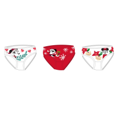 ExityKft. Disney Minnie egér karácsonyi kislány bugyi - 3 darabos pamut bugyi - 122-128