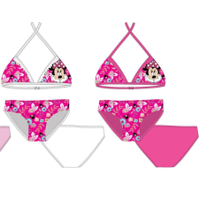 ExityKft. Disney Minnie egér kétrészes fürdőruha kislányoknak - virág mintával - rózsaszín - 128 gyerek fürdőruha