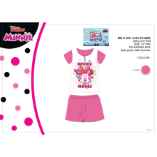 ExityKft. Disney Minnie egér nyári rövid ujjú gyerek pizsama - pamut pizsama - rózsaszín - 116 gyerek hálóing, pizsama