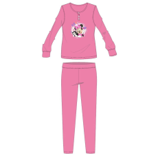 ExityKft. Disney Minnie egér pamut flanel pizsama - téli vastag gyerek pizsama - rózsaszín - 128