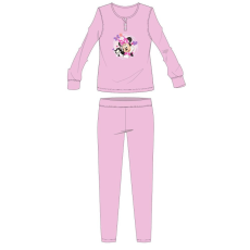 ExityKft. Disney Minnie egér pamut flanel pizsama - téli vastag gyerek pizsama - világosrózsaszín - 134-140
