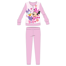 ExityKft. Disney Minnie egér téli vastag gyerek pizsama - pamut flanel pizsama - világosrózsaszín - 104
