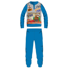 ExityKft. Disney Verdák téli vastag gyerek pizsama - pamut flanel pizsama - világoskék - 98