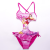ExityKft. Hercegnők kislány fürdőruha - trikini - pink - 98