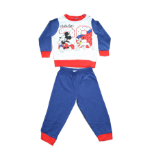 ExityKft. Hosszú vékony pamut baba pizsama - Mickey egér - Jersey - sötétkék - 98 hálózsák, pizsama