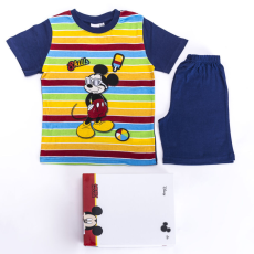 ExityKft. Mickey egér kisfiú pamut pizsama - rövid ujjú pizsama - nyári együttes - sötétkék - 98