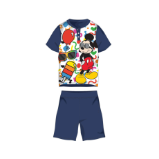 ExityKft. Nyári rövid ujjú gyerek pamut pizsama - Disney Mickey egér - sötétkék - 110
