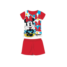 ExityKft. Nyári rövid ujjú gyerek pamut pizsama - Disney Minnie egér - piros - 116