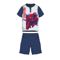 ExityKft. Pókember nyári rövid ujjú gyerek pizsama - pamut jersey pizsama - sötétkék-fehér - 122
