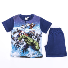 ExityKft. Rövid ujjú pamut gyerek pizsama - Bosszúállók - Ultron - sötétkék - 110