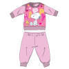 ExityKft. Snoopy hosszú vékony baba pizsama - pamut jersey pizsama - világosrózsaszín - 92