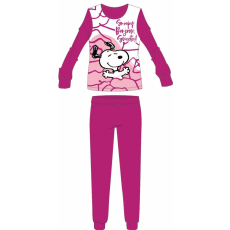 ExityKft. Snoopy női vékony pamut pizsama - jersey pizsama - pink - S