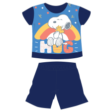 ExityKft. Snoopy rövid ujjú nyári pamut baba pizsama - sötétkék - 80 hálózsák, pizsama