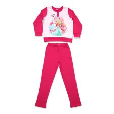 ExityKft. Téli flanel gyerek pizsama - Hercegnők - pink - 104 gyerek hálóing, pizsama