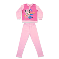 ExityKft. Téli flanel gyerek pizsama - Minnie egér - világosrózsaszín - 98