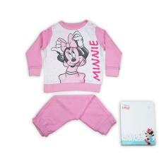 ExityKft. Téli pamut baba pizsama - Minnie egér - világosrózsaszín - 80 hálózsák, pizsama