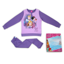 ExityKft. Téli pamut gyerek pizsama - Disney Hercegnők - lila - 104 gyerek hálóing, pizsama