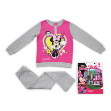 ExityKft. Téli pamut gyerek pizsama - Minnie egér - szürke - 98