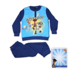 ExityKft. Téli pamut gyerek pizsama - Toy Story - sötétkék - 98