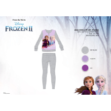ExityKft. Téli pamut interlock gyerek pizsama - Disney Jégvarázs - szürke - 122 gyerek hálóing, pizsama