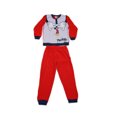 ExityKft. Téli polár gyerek pizsama - Mickey egér - piros - 116